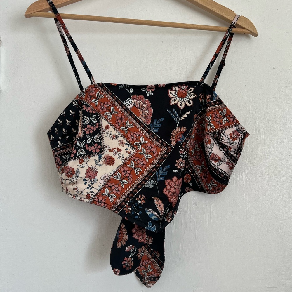 Spaghetti strap tube top